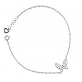 Sparkle Wing Sterling Silver Bracelet