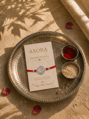AXORA LIFE 925 Sterling Silver Om Rakhi For Brother